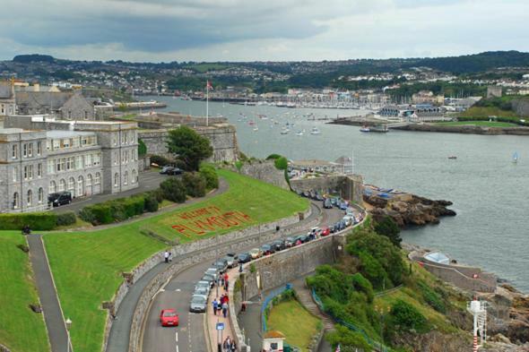 דירות Ocean Crescent Plymouth City Centre Penthouse Level מראה חיצוני תמונה